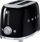SMEG Toaster "TSF01BLEU", schwarz, B:32,5cm H:19,8cm T:19,5cm, Toaster, Toaster