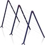 Badewannen-W&auml;schest&auml;nder LEIFHEIT "Pegasus V Duo", blau (blau, wei&szlig;), B:124cm