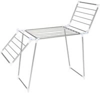 W&auml;schest&auml;nder WENKO "Modell Profi Plus", bunt (silberfarben, wei&szlig;), B:196cm H:90cm