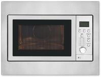 EXQUISIT Einbau-Mikrowelle "EMW 2546.1 HI", silber (edelstahl), Mikrowellen,