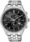 Chronograph CITIZEN, silber (silberfarben, schwarz, schwarz), Armbanduhren, Herren,