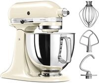 KITCHENAID K&uuml;chenmaschine "5KSM125EER", beige (creme), B:24cm H:36cm T:37cm,