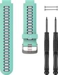 GARMIN Smartwatch-Armband "Schwarzes/Graues Uhrenarmband", blau (t&uuml;rkis),