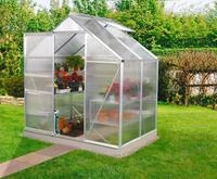 Gew&auml;chshaus VITAVIA "Venus 2500", silber (silberfarben), B:192cm T:130cm,