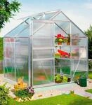 Gew&auml;chshaus VITAVIA "Calypso 3000", silber (silberfarben), B:192cm T:154cm,