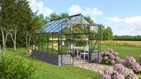 Gew&auml;chshaus VITAVIA "Cassandra 9900", schwarz, B:257cm H:249cm T:385,3cm,