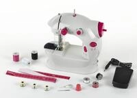 Kinder-N&auml;hmaschine KLEIN "Fashion Passion", pink (wei&szlig;, pink),
