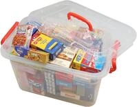 Kaufladensortiment TANNER "Big Value Box inklusive vielerlei Markenminiaturen", bunt,
