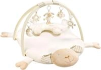 Spielbogen FEHN "BabyLOVE, Schaf 3-D-Activity-Decke", grau (ecru, wollwei&szlig;),
