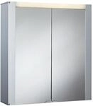 Spiegelschrank JOKEY "Troms&ouml;", wei&szlig; (wei&szlig;, alufarben), B:63cm H:68,5cm T:17cm,
