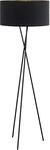 EGLO Stehlampe "FONDACHELLI", schwarz (schwarz, kupferfarben), 1, &Oslash; 51cm H: 151,5cm,