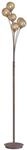 PAUL NEUHAUS Stehlampe "GRETA", braun (rostfarben), 6, H: 181,2cm, 1 Stk., Leuchten,