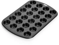 Muffinform KAISER BACKFORMEN "Inspiration", schwarz (grau), B:27cm L:38cm T:5,9cm,
