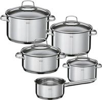 Topf-Set R&Ouml;SLE "ELEGANCE", silber (silberfarben), B:54cm H:28cm L:31cm, T&ouml;pfe,