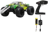 RC-Monstertruck JAMARA "Shiro Monstertruck 4WD", bunt (gr&uuml;n, gelb, schwarz),