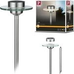 LED Gartenleuchte PAULMANN "Solarspie&szlig; Ufo IP44 LED 1x0,2W Edelstahl/Klar