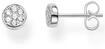 Paar Ohrstecker THOMAS SABO "Sparkling Circles", bunt (silberfarben, wei&szlig;,