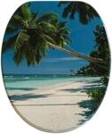 WC-Sitz ADOB "Koh Samui", blau, B:36cm L:44cm, MDF - Mitteldichte Holzfaserplatte,