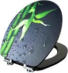 WC-Sitz CORNAT "Elegante Acryl-Oberfl&auml;che - Hochwertiger Holzkern -