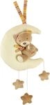 Spieluhr FEHN "Rainbow, Teddy im Mond", braun, Spieluhren, KinderH:20cm, Pl&uuml;sch,