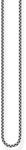 Collierkettchen THOMAS SABO "Venezianerkettengliederung, 1,0 mm breit" Gr. 50, grau,