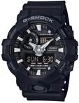 Chronograph CASIO G-SHOCK, schwarz (schwarz, wei&szlig;), Armbanduhren, Herren,
