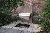 UBBINK Wasserfall "Nevada 30 cm - mit LED-Beleuchtung", silber, Wasserspiele,