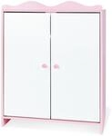 Puppenkleiderschrank PINOLINO "Jasmin", rosa (wei&szlig;, rosa), Puppenm&ouml;bel,