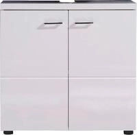 Waschbeckenunterschrank TRENDTEAM "Nightlife", wei&szlig; matt, wei&szlig; hochglanz, B:65cm