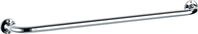 Handtuchhalter WENKO "Basic", silber (silberfarben), B:86cm H:6cm T:9,5cm, Edelstahl,
