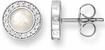 Paar Ohrstecker THOMAS SABO "Classic Pav&eacute; Wei&szlig;", silber (silberfarben, wei&szlig;,