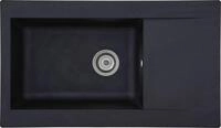 Einbausp&uuml;le RESPEKTA, schwarz, B:86cm H:20cm T:50cm, Verbundwerkstoff,