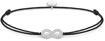 Armband THOMAS SABO "Little Secret Infinity/Unendlichkeitsschleife", schwarz