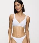 B&uuml;gelloser BH TRIUMPH "Eileen N", Damen, Gr. 70, Cup A, wei&szlig;, Jersey, Obermaterial: