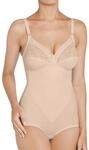 Miederbody TRIUMPH "Formfit BS X", Damen, Gr. 80, Cup C, beige (natur), Obermaterial: