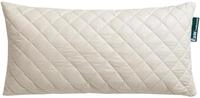 Naturfaserkissen FAN "Wolle Anti Milbe", wei&szlig; (natur), B:40cm L:80cm, Bezug: 100%