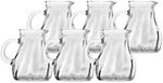 Wasserkrug ST&Ouml;LZLE "Krug Salzburg 0,5 l 6er Set transparent", bunt (transparent),