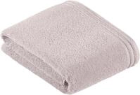 Badetuch VOSSEN "Calypso Feeling", grau (light grau), B:100cm L:150cm, Walkfrottee,