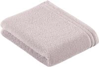 Badetuch VOSSEN "Calypso Feeling", grau (light grau), B:67cm L:140cm, Walkfrottee,