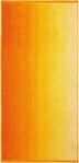 Handt&uuml;cher DYCKHOFF "Colori", gelb, B:70cm L:140cm, Walkfrottee, Obermaterial: 100%