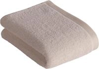 Badetuch VOSSEN "High Line", beige (elfenbein), B:67cm L:140cm, Walkfrottee,