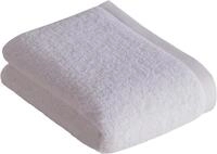 Badetuch VOSSEN "High Line", wei&szlig;, B:67cm L:140cm, Walkfrottee, Obermaterial:...