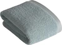 Saunatuch VOSSEN "High Line", grau, B:150cm L:100cm, Walkfrottee, Obermaterial:...