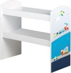 Kinderregal ROBA "Rennfahrer, bunt", Baby, Gr. B/H/T: 64cm x 67cm x 30cm, offene