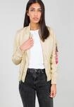 Bomberjacke ALPHA INDUSTRIES "MA-1 TT Light W", Damen, Gr. XS, braun (caramel),
