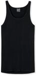 Unterhemd SCHIESSER "Unterhemd 1er Pack", Herren, Gr. S, N-Gr, schwarz, Obermaterial: