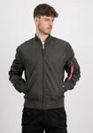 Bomberjacke ALPHA INDUSTRIES "MA-1 TT Light", Herren, Gr. S, grau (rep.grau),...