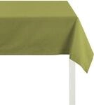 Tischdecke APELT "4362 Rips - UNI" Gr. 5, gr&uuml;n, B:45cm L:135cm, Baumwolle,