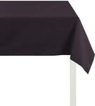 Tischdecke APELT "4362 Rips - UNI" Gr. 5, schwarz, B:45cm L:135cm, Baumwolle,