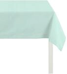 Tischdecke APELT "4362 Rips - UNI" Gr. 3, blau (t&uuml;rkis), B:130cm L:170cm,...